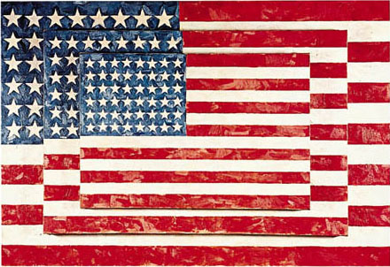 "Three Flags" by Jasper Johns