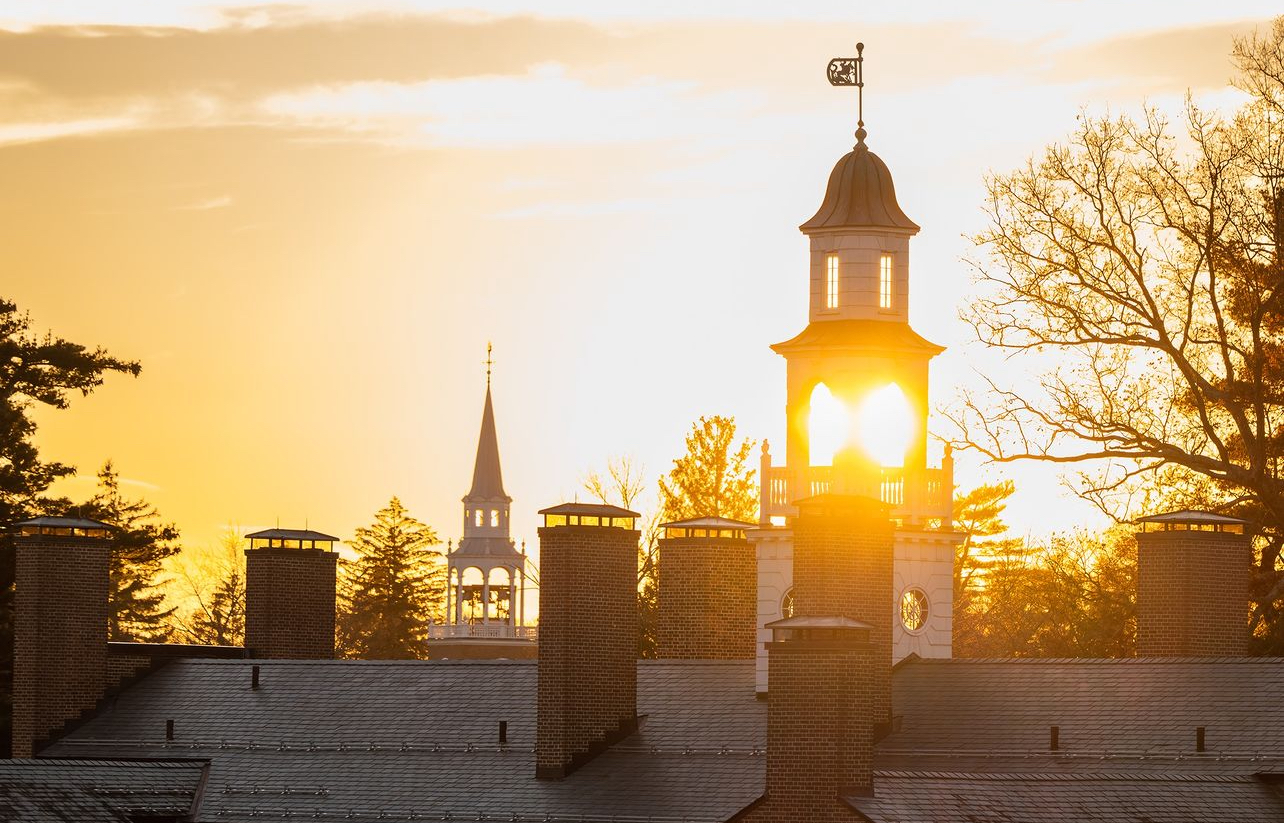 sunrise over the Choate campus